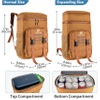Expandable Lunch Cooler for Men Women Adult, Durable Waterproof Backpack Cooler for Work Picnic Beach Camping Travel Backpack