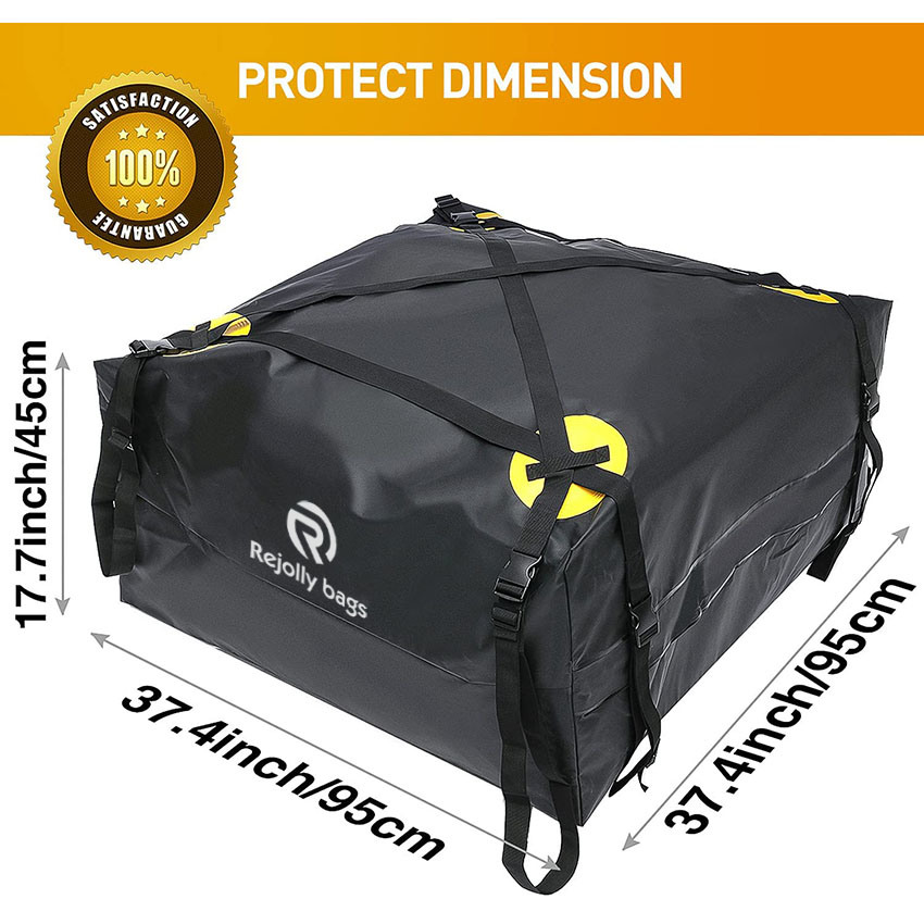 Roof Top Cargo Carrier, Waterproof Rooftop Cargo Bag for Cars, Trucks, Van and SUV - Soft Shell Luggage Rack on Car Topper Bag