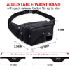Military Style Concealed Carry Waist Bag Tactical Conceal Carry Bag Fanny Packs Holster Pouch with Bottle Holder Bag