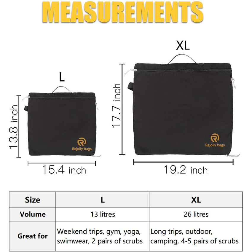 Traveling Laundry Bag-Travel for Dirty Clothes Laundry Bag