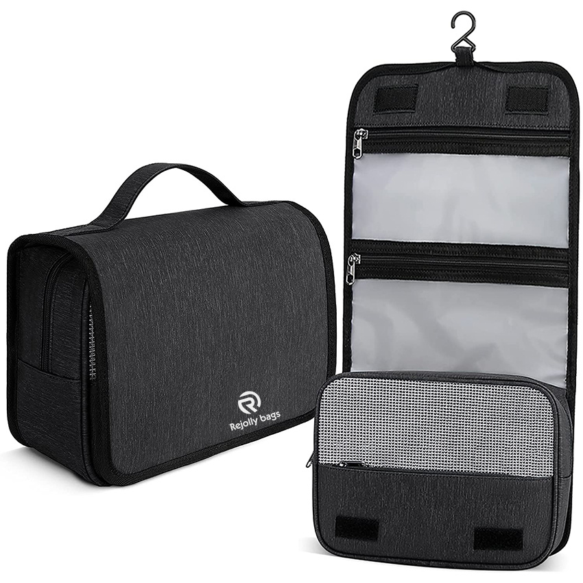 Travel Toiletry Bag Waterproof Large Capacity Hanging Makeup Cosmetic Bag Portable Travel Organizer Toiletry Bag for Bathroom Shower Toiletry Bag