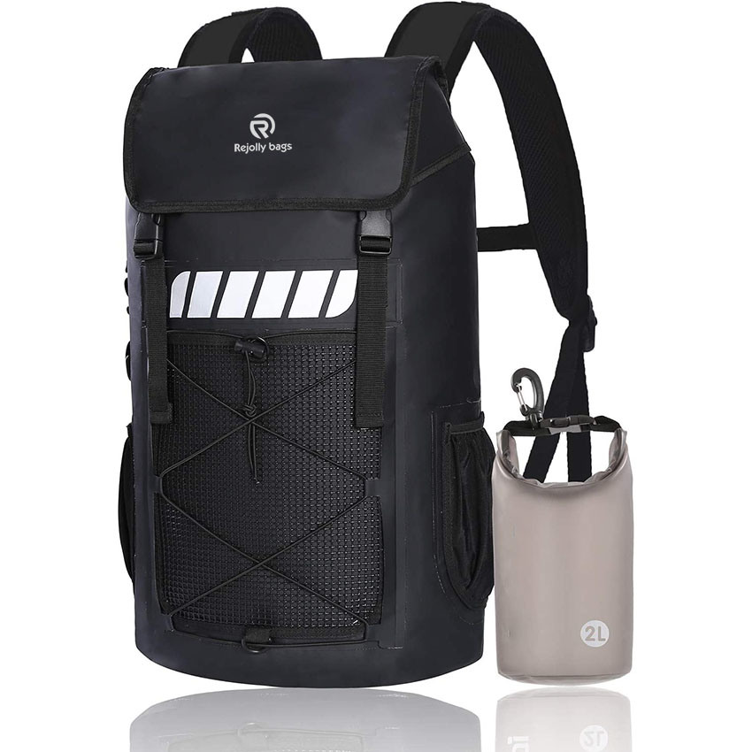 Roll Top Waterproof Backpack 25L, Floating Dry Backpack Waterproof, Dry Bag Backpack Water Sports Camping Bag