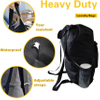 Adjustable Shoulder Straps and Drawstring Closure, Heavy Duty Laundry Backpack Portable with Handle Large Durable for College Travel Camp Laundry Bag