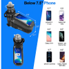 Bike Phone Front Frame Bag with Water Bottle Holder Removable Insulated Handlebar Bottle Cup Bag with Tighter Buckle Bicycle