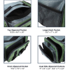 Large Tackle Bag, Soft Sided Front Loader Fishing Bag with Pliers Holder Fishing Fish Bag