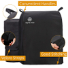 Heavy Duty Waterproof Wood Pellet Grill Cover, Outdoor Full Length Velcro Straps & Handles Easy to Clean Grill Cover