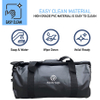 Welded Material Fully Waterproof - Durable Straps & Handle Dry Bag - D Rings to Secure Duffle - for Motorcycle Boating Fishing Dry Bag