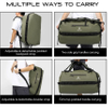 Dry Duffel Backpack Large Waterproof Dry Sack Heavy Duty Duffle Bag with Backpack Straps for Kayaking, Rafting, Boating, Travel Bag