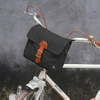 Canvas Cycling Bike Handlebar Bag Bicycle Saddlebags Shoulder Messenger Storage