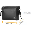 Waterproof Bicycle Handlebar Bag Rolltop Closure Large Capacity Front Bag with Adjustable Shoulder Strap Accessories Humanized Design Bike Bag