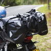 Dry Motorcycle Tail Bag 70L with Rope Straps and Inner Pocket Waterproof PVC 500d for Travel
