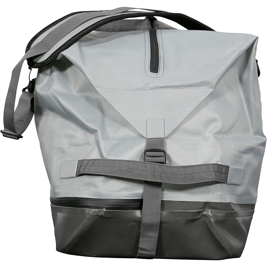 Wet Dry Duffle Bag Kayak with Separate Storage Waterproof Zipper and Compression Straps