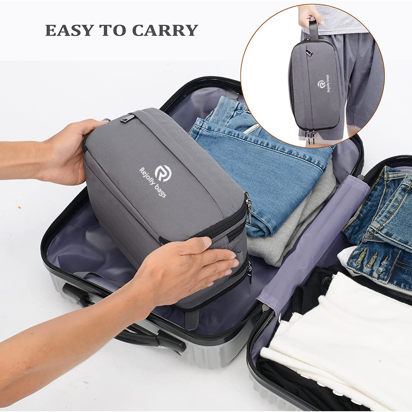 Mens Toiletry Bag Travel Toiletry Organizer Dopp Kit Water-Resistant Shaving Bag for Bathroom Toiletry Bag