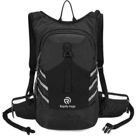 Insulated Hydration Backpack with 3L BPA Free Water Bladder, Lightweight Day Pack for Hiking, Running, Cycling Hydration Backpack