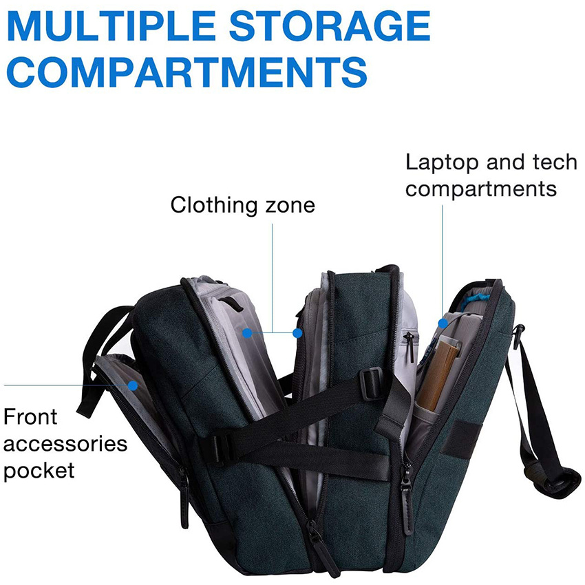 Weekend Bag Travel Duffle Bag Expandable Overnight Bag Anti-Theft Carry Bag with Shoe Pocket Tote Bag