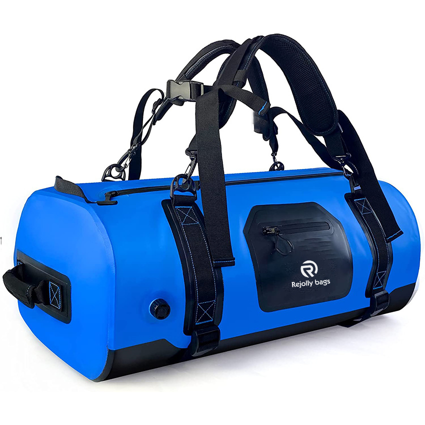 Waterproof Duffel Bag with Durable Straps & Handles Travel Dry Bag for Boating Motorcycling Hunting Camping Large Storage Space 70L Capacity