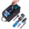 Water-Resistant with Double Side Full Open Design, Large Capacity for Toiletries and Shaving Accessories, Travel Toiletry Organizer Case Toiletry Bag