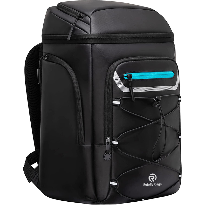 Cooler Bag with 2 Insulated Compartments Waterproof, Lightweight Hiking Beach Lunch Travel Camping Backpack