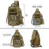 Military Style Tactical Sling Bag Men Military Backpack Shoulder Bag Molle Pack Assault Daypack Bag