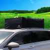 Carrier Bag with 100% Waterproof Zipper and Rain Flap 15 Cubic FT for Cars with or Without Racks Car Rooftop Cargo Bag