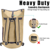 Heavy Duty 115L Collapsible with Handle for Camp, with Drawstring Closure, Dorm Room Essentials for College Students Laundry Bag