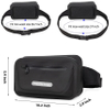 Airtight Waterproof Floating Dry Waist Bag Case for Outdoor Kayaking Rafting Boating Swimming Camping Hiking Beach Fishing