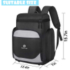 Backpack - Multi-Pocket Leakproof Spacious Lightweight Soft Cooler Bag Backpack Cooler for Men/Women to Work Beach Picnic Travel Bag