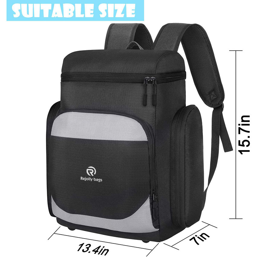 Backpack - Multi-Pocket Leakproof Spacious Lightweight Soft Cooler Bag Backpack Cooler for Men/Women to Work Beach Picnic Travel Bag