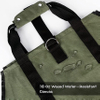 Water Resistant Canvas Firewood Log Carrier Heavy Duty Log Wood Tote Bag for Camping