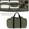 Water Resistant Canvas Firewood Log Carrier Heavy Duty Log Wood Tote Bag for Camping