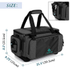 Waterproof Fishing Tackle Storage Bag with Non-Slip Base for Saltwater or Freshwater Fishing Rod Bags