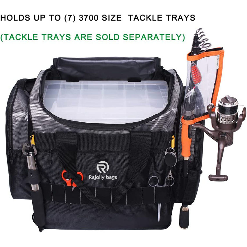 Medium Fishing Gear Storage Bags Portable Fishing Organizer Shoulder Satchel Fishing Tackle Bag