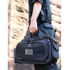 Military Style Gun Case Bag Deluxe Middle Size Tactical Bag Firearm Shooting Case with Lockable Zipper for Shooting Range Outdoor Hunting Bag