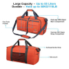 55L Foldable Duffle Handbag with Shoes Compartment Packable Weekender Duffles for Men Women Bag