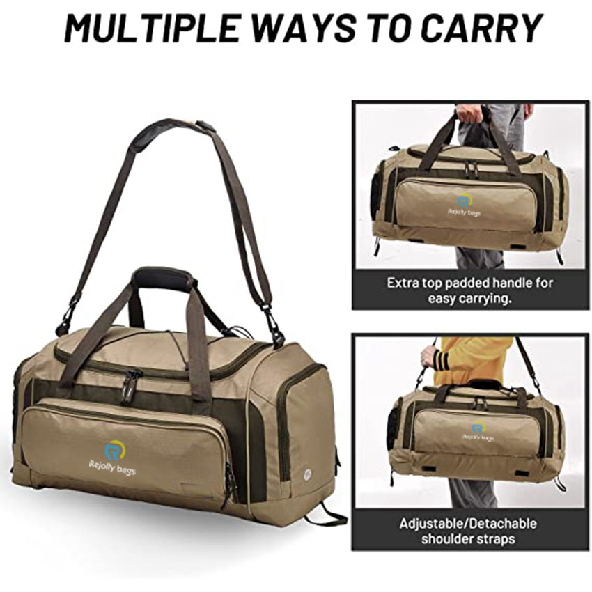 Comfortable Carrying Huge Duffle with Shoe Compartment for Outdoor Traveling Bag