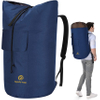 Laundry Backpack with Padded Shoulder Strap, Sturdy Travel Hanging for College Dorm, Apartment for Student Laundry Bag