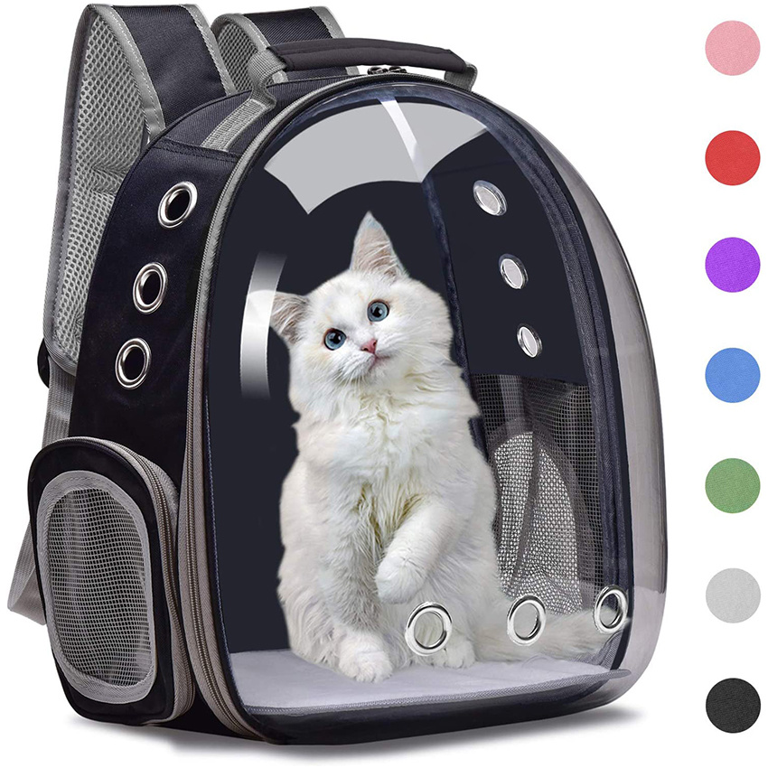 Cat Pet Carrier Bubble Bag Small Dog Backpack Space Capsule Travel Carrier