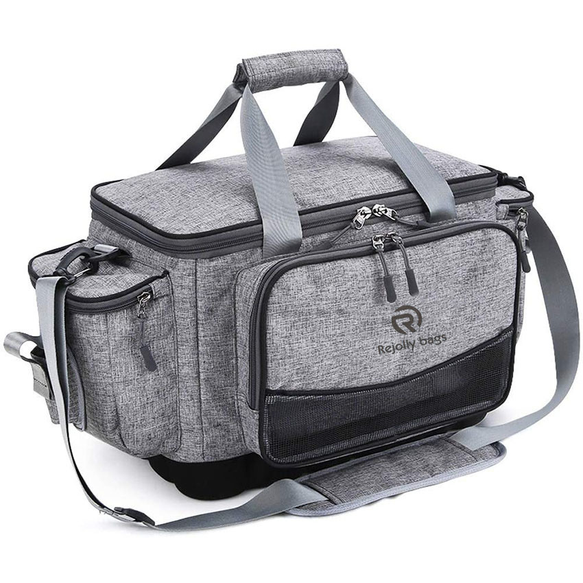 Outdoor Large Fishing Tackle Storage Bag - 100% Water-Resistant Polyester Material Fishing Tackle Bag
