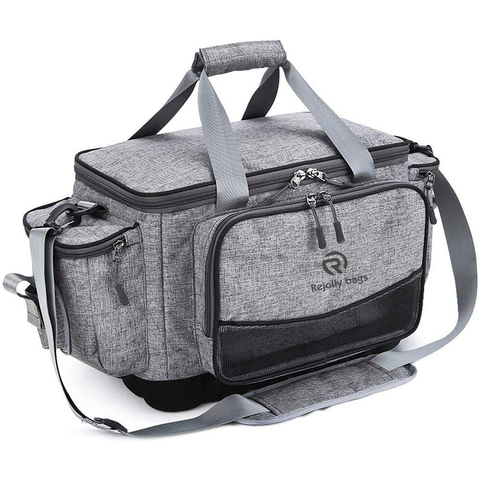 Outdoor Large Fishing Tackle Storage Bag - 100% Water-Resistant Polyester Material Fishing Tackle Bag