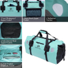 Motorcycle Roll-Top Waterproof Duffel Bag with Quick-Fixed Straps for Motorcycling, Bicycling, Boating, Kayaking Dry Bag