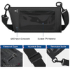Waterproof Phone Pouch Wallet Ipx8 Adjustable Sling Chest Crossbody Bag for Men Women Nylon Water-Resistant Dry Bag Case for Water Sports Boating Fishing