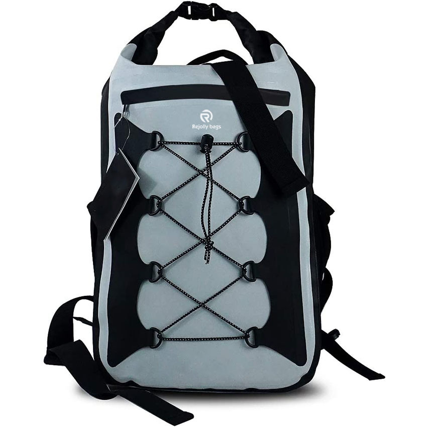 30L Dry Bag Backpack. Premium Waterproof Backpack with Padded Shoulder Straps. PVC Construction Bag