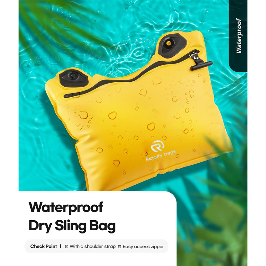 Waterproof Floating Pouch Dry Bag with Adjustable Cross Body Strap Floating Pouch for Water Activity Snorkeling Swimming Kayaking