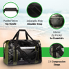 60L Extra Large Waterproof Bag with Durable Compression Straps & Handles for Surf Paddle Dive Snowboard Kayak Bag