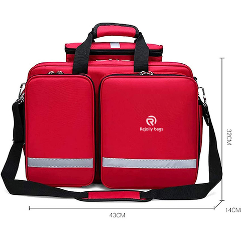 Emergency Treatment First Responder Trauma Bag for Home, Office, Car, Outdoors