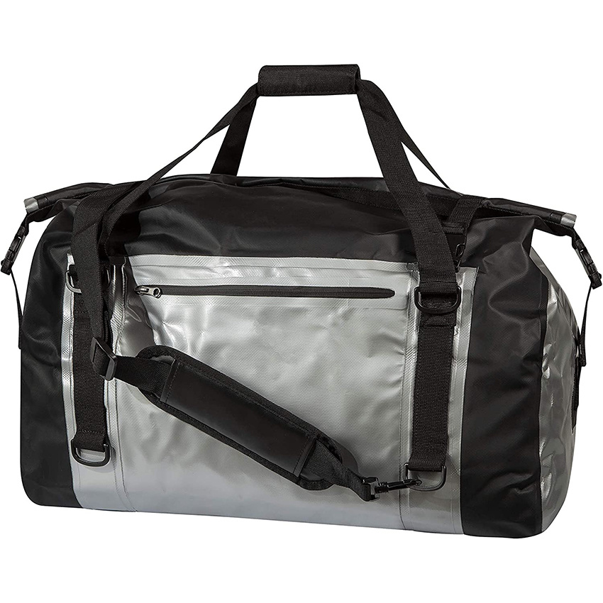 60L Extra Large Waterproof Bag with Durable Compression Straps & Handles for Surf Paddle Dive Snowboard Kayak Bag