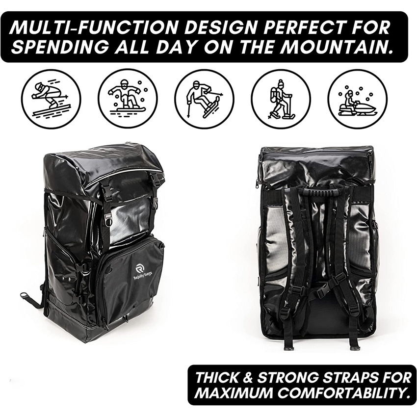 Waterproof Skiing and Snowboarding Backpack with a Massive Main Compartment for Outdoor Sports