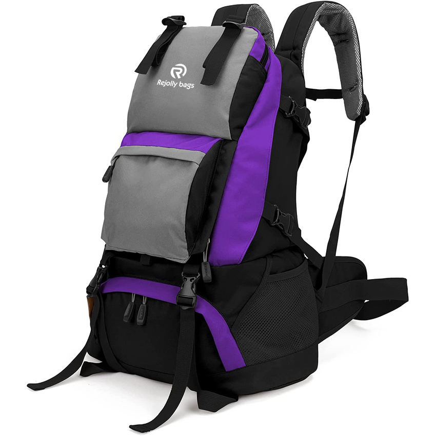 Camping Backpack with Waterproof Rain Cover for Men, Outdoor Sport Travel Daypack for Climbing Bag