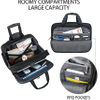 17.3 Inch Rolling Laptop Briefcase Women Men with Pockets for Travel, Work, School, Business Roller Bag