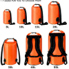 Heavy Duty Waterproof Dry Backpack for Boating Kayaking Fishing Rafting Swimming Floating and Camping Bag